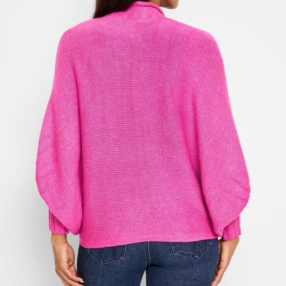 Nic and Zoe Cozy Crush Cardigan Womens Size M/L in Pink Orchid Petal Lagenlook - Picture 3 of 16